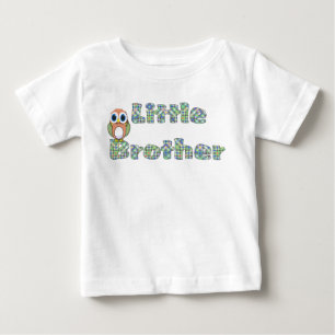 Camiseta Para Bebê T-Shirt Colorido Irmão e Coruja