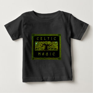 Camiseta Para Bebê T-Shirt com Excelente de Longa Folha da Árvore