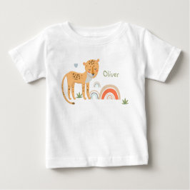 Camiseta Para Bebê T-shirt com uma ilustração fofinha
