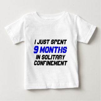 Camiseta Para Bebê T-Shirt "Confinamento Solitário"