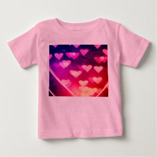 Camiseta Para Bebê T-Shirt Corações Quebrados