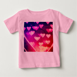 Camiseta Para Bebê T-Shirt Corações Quebrados