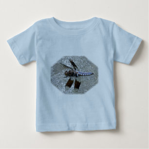 Camiseta Para Bebê T-Shirt Criança Blue Dragonfly