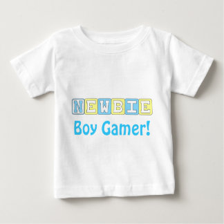 Camiseta Para Bebê T-Shirt Criança do Newbie Boy Gamer