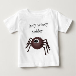 Camiseta Para Bebê T-shirt da aranha do wincy de Incy para crianças