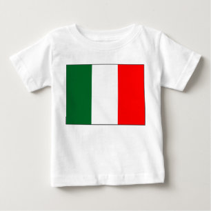 Camiseta Para Bebê T-shirt da bandeira de Italia