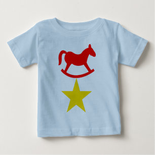 Camiseta Para Bebê T-shirt da criança da estrela de Little Rock