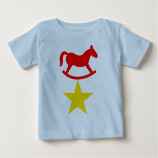 Camiseta Para Bebê T-shirt da criança da estrela de Little Rock