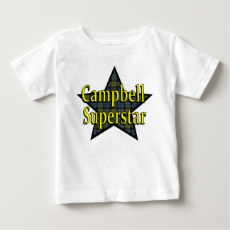 Camiseta Para Bebê T-shirt da criança da estrela mundial de Campbell
