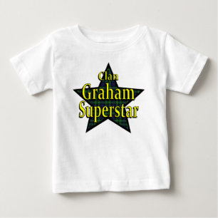 Camiseta Para Bebê T-shirt da criança da estrela mundial de Graham d