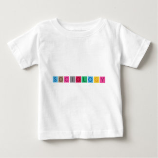 Camiseta Para Bebê T-shirt da criança da Sociologia