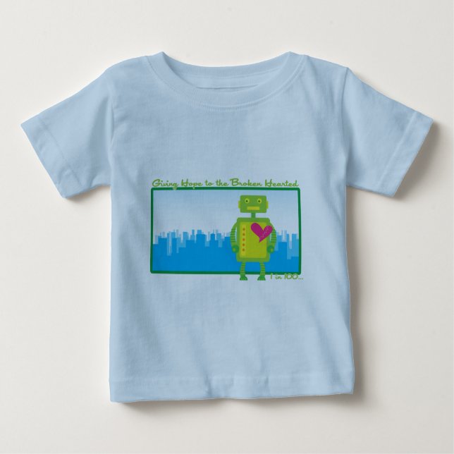 Camiseta Para Bebê T-shirt da criança de HeartBot (Frente)