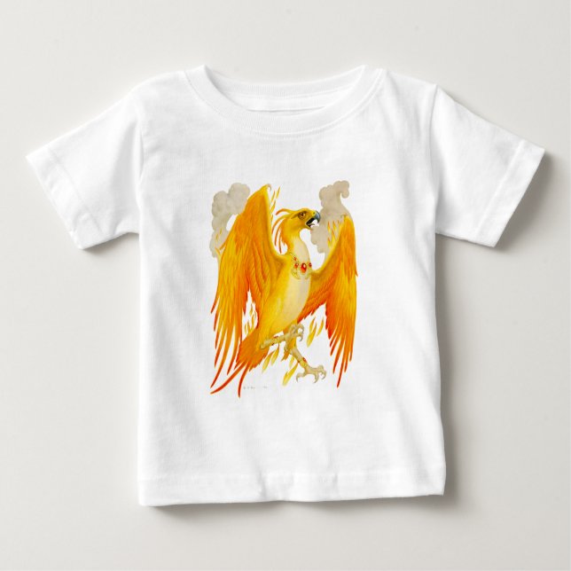Camiseta Para Bebê T-shirt da criança de Phoenix (Frente)
