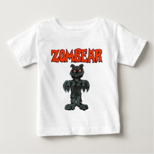 Camiseta Para Bebê T-SHIRT da CRIANÇA de ZombieZ ZOMBEAR