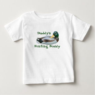 Camiseta Para Bebê T-shirt da criança do amigo da caça do pai