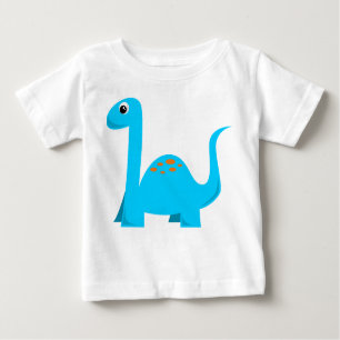 Camiseta Para Bebê T-shirt da criança do dinossauro