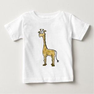 Camiseta Para Bebê T-shirt da criança do girafa