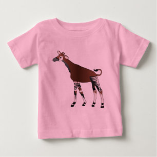 Camiseta Para Bebê T-shirt da criança do Okapi