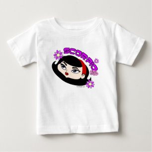 Camiseta Para Bebê T-shirt da Escorpião