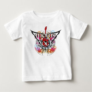 Camiseta Para Bebê T-shirt da rocha das mães