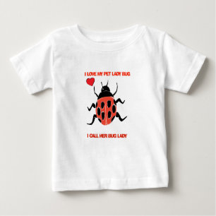 CAMISETA PARA BEBÊ T-SHIRT DAS CRIANÇAS DO JOANINHA