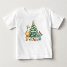 T-Shirt de Amigos de Animais de Natal