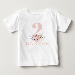 Camiseta Para Bebê t-shirt de aniversário