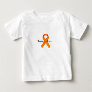 Camiseta Para Bebê T-shirt de Ava da equipe da criança