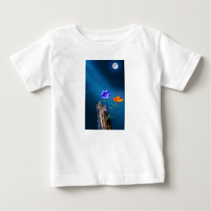 Camiseta Para Bebê "T-Shirt de Aventura para Crianças Coloridas"