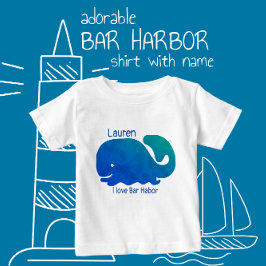 Camiseta Para Bebê T-Shirt de bar Harbour Maine Child