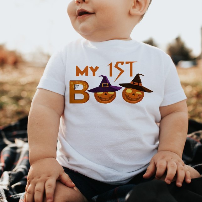 Camiseta Para Bebê T-Shirt De Bebê Com Ilustração De Halloween De rua (Criador carregado)