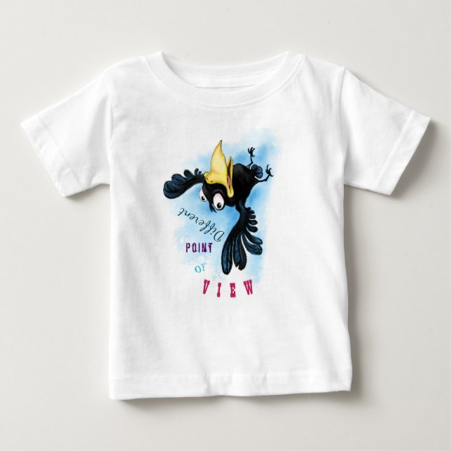 Camiseta Para Bebê T-Shirt de Bebê Engraçado (Frente)