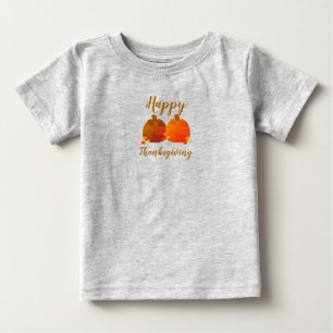 Camiseta Para Bebê T-Shirt De Bebê/outono/Abóbora