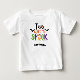 Camiseta Para Bebê T-shirt de bebê personalizada, Halloween, presente