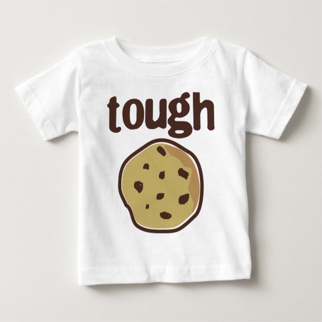 Camiseta Para Bebê T-shirt de Cookie difícil (Frente)