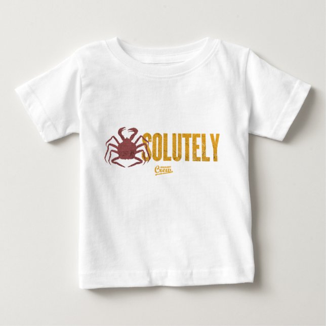 Camiseta Para Bebê T-shirt de Crabsolutely (Frente)