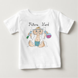 Camiseta Para Bebê t-shirt de criança / Nerd futuro / Menino