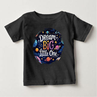 Camiseta Para Bebê T-Shirt De Crianças Que Têm O Espaço