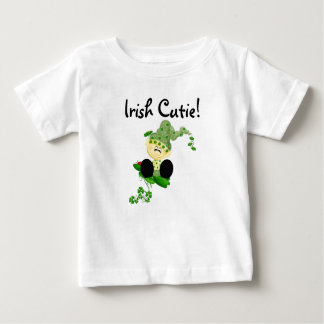 Camiseta Para Bebê T-shirt de Cutie do irlandês do Leprechaun