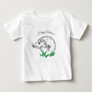 Camiseta Para Bebê T-Shirt De Desenho De Porco Bonito
