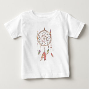 Camiseta Para Bebê T-shirt de Dreamcatcher