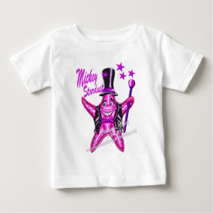 Camiseta Para Bebê T-shirt de Mickey Stardust