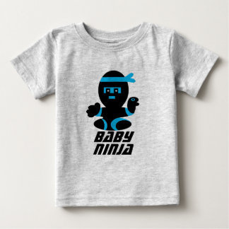 Camiseta Para Bebê T-shirt de Ninja do bebê