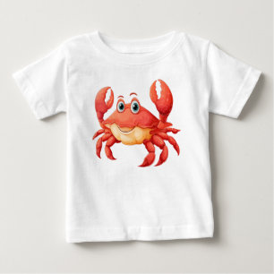 Camiseta Para Bebê T-shirt de Personagem de desenho animado de lagost