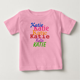 Camiseta Para Bebê T-shirt de Toddler personalizada