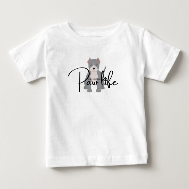 Camiseta Para Bebê T-Shirt de Touro (Frente)