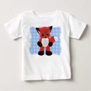 Camiseta Para Bebê T-shirt do amigo do Fox Toon do bebê