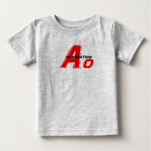 Camiseta Para Bebê T-shirt do AO da GERAÇÃO