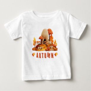 Camiseta Para Bebê T-shirt do Autumn Kids