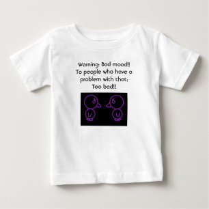 Camiseta Para Bebê T-Shirt do Bad Mood Baby Fine Jersey